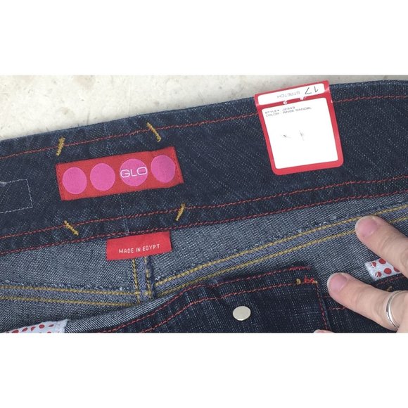 Glo Jeans Juniors Size 17 Stretch Denim Jean Shorts NWT - Picture 6 of 8